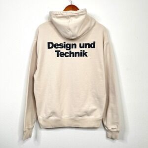 Highsnobiety x BRAUN Mens Design Und Technik Hoodie Size S Eggshell High Quality
